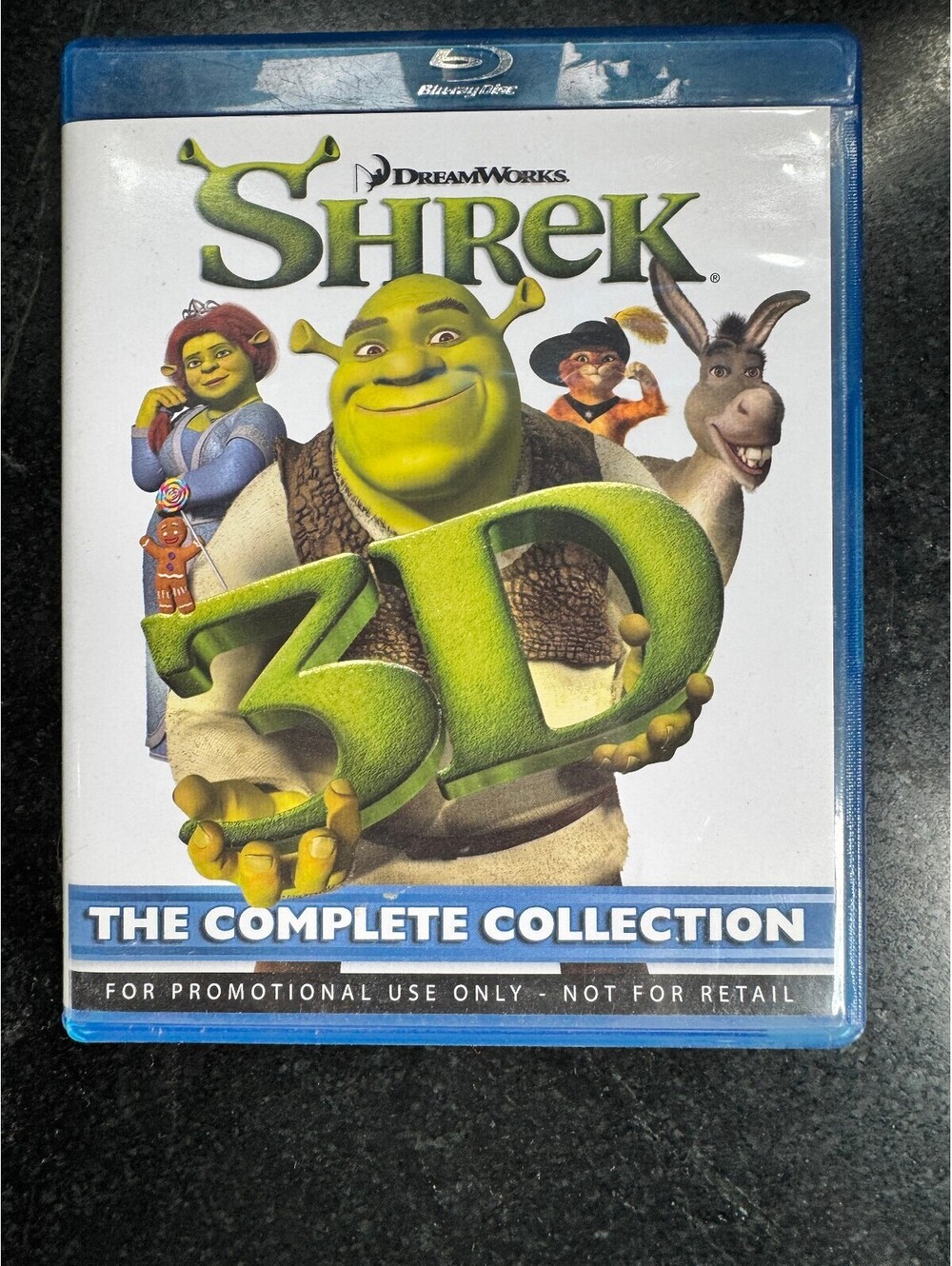 Rare Shrek: The Complete 3D Collection (4-Disc Blu-ray 3D)